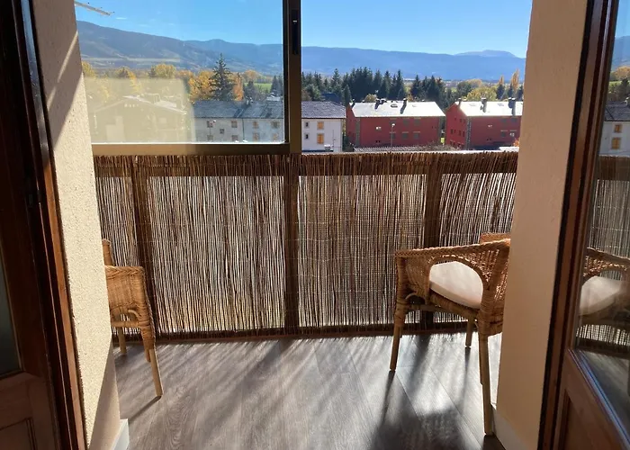 Vistas Unicas A Pirineos, 7-8 Personas!! Tensi Appartamento Llivia